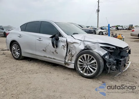 2018 Infiniti Q50 Luxe from USA, damaged, VIN JN1EV7AP3JM365071